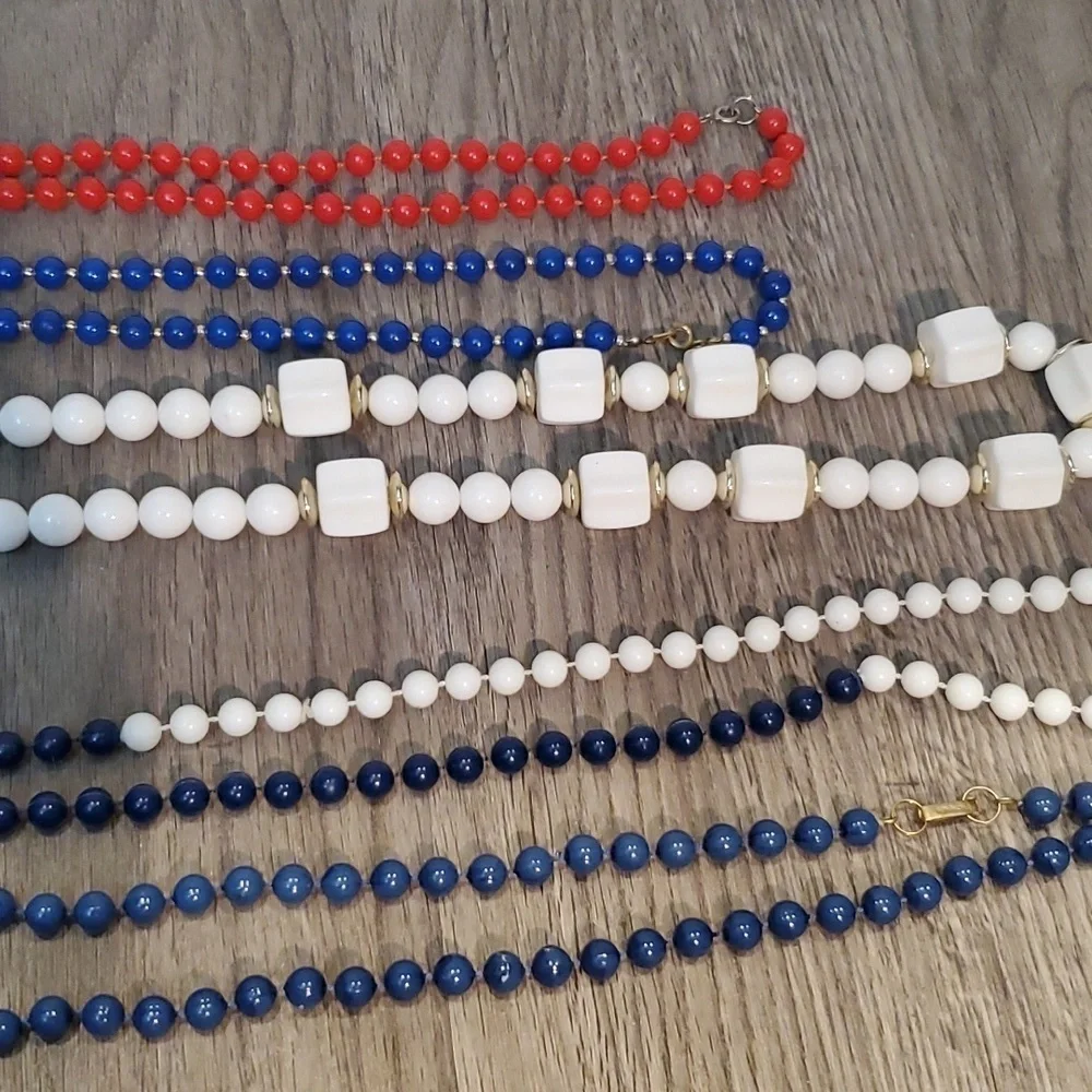 ❣️ SET OF FIVE STRAND NECKLACES